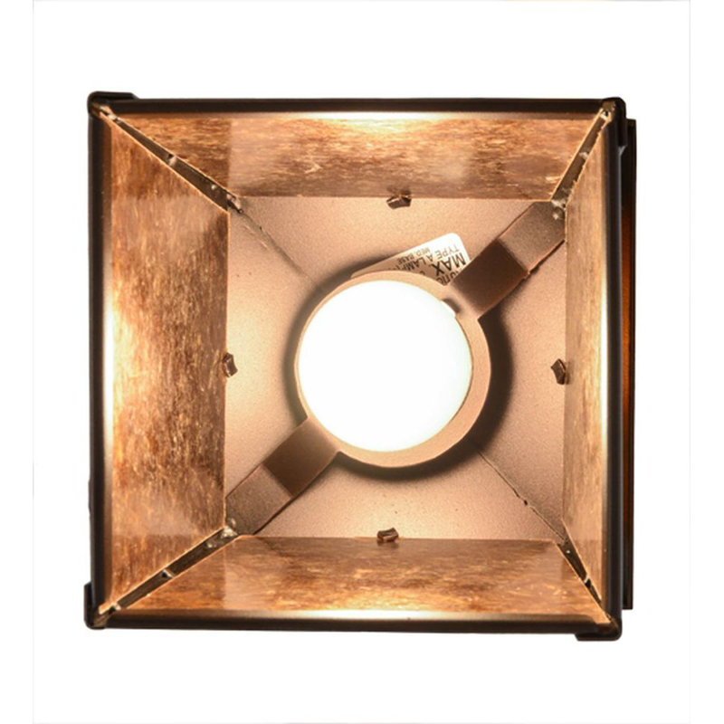 Luminaire suspendu lanterne en bronze à 1 lumière Jaems
