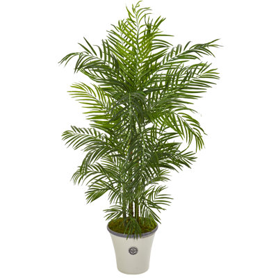 6ft. Areca Palm Artificial Tree in Planter UV Resistant (Indoor/Outdoor)