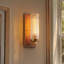  Abe 1 - Light Ribbed Glass Wall Sconce