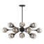 Lustre noir 18 lumières Matisse-1486406850