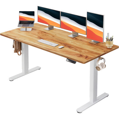 Bureau réglable en hauteur à hauteur réglable
