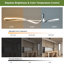 1 - Light Kitchen Island Linear LED Pendant