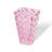 Pink Pyramid Glass Table Vases