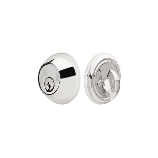 Smart Electronic Single Cylinder Deadbolt, Polished Chrome