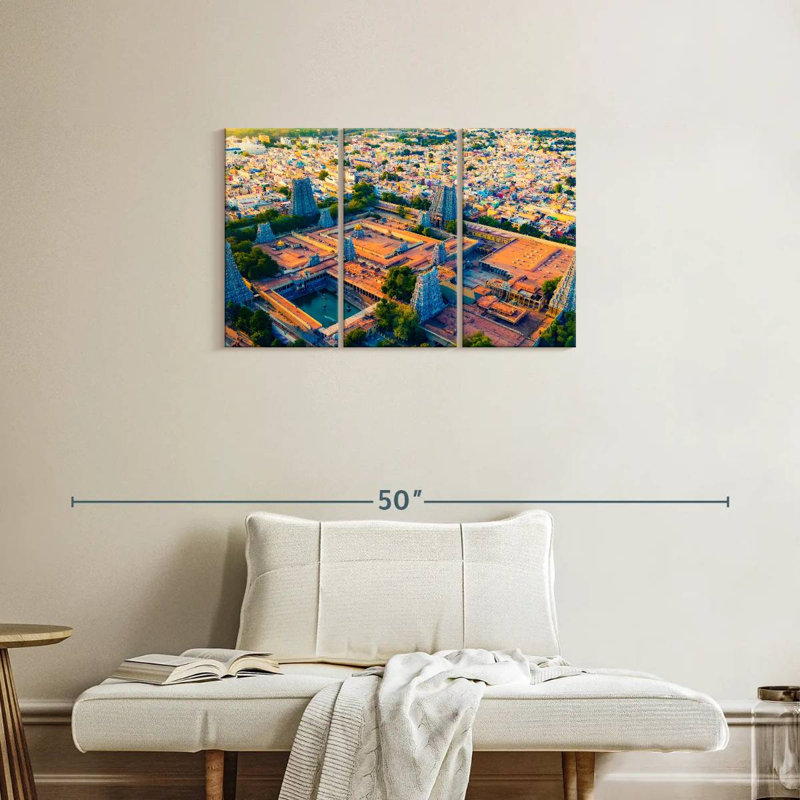 Adella Meenakshi Temple Complex, 20" H x 33" W