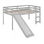Lit mezzanine simple avec glissade-218115182