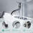 Modern Bathroom Sink Faucet, Single Handle, With Overflow Pop-up Drain, Stainless Steel Faucet For Sink 1 Hole Deck Mounted-115666263