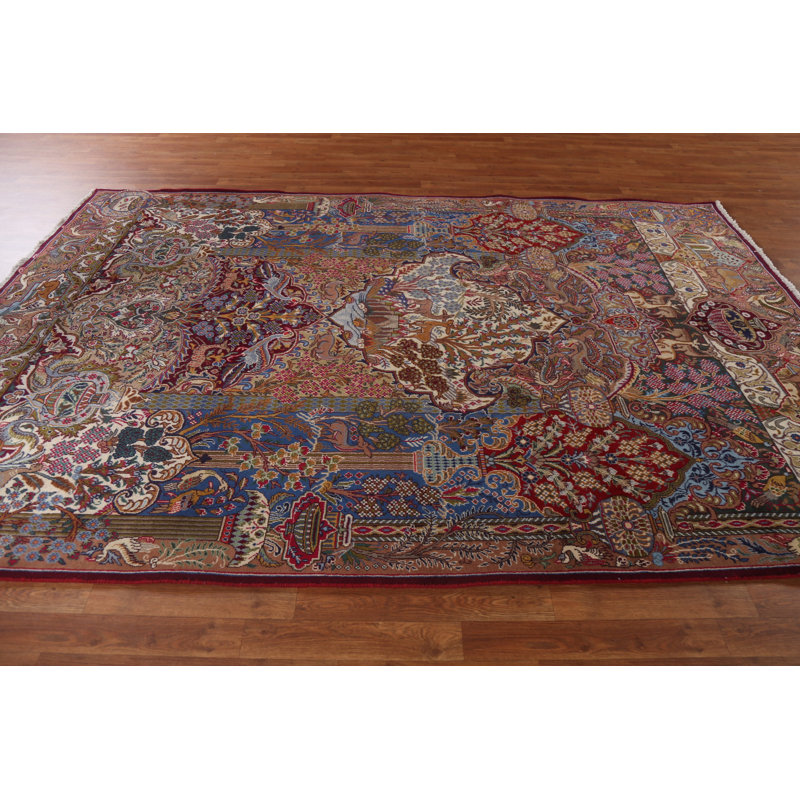 Tapis persan à motif animalier Kashmar 7 x 10