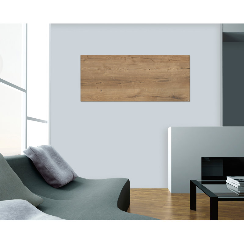 Artverum Wall Mounted Magnetic Glass Board, 55cm H x 130cm W x 130cm L