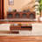 Vintage TV cabinet end table combo