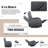 30'' Wide Manual Swivel Reclining Glider Rocking Chair-278546133