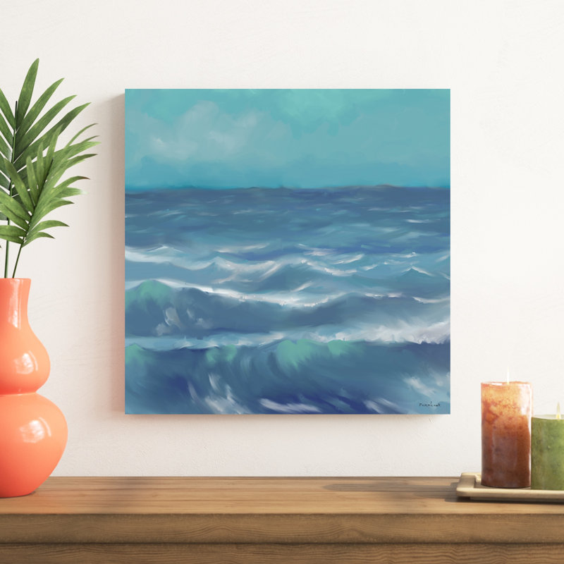 Vagues océaniques I, H 20 po x l 20 po x P 1,25 po