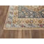 Tapis gris / beige / rouge tissé à la machine Moloney-418035631