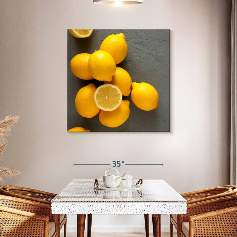 Yarlin Meyer Lemons, 39" H x 39" W