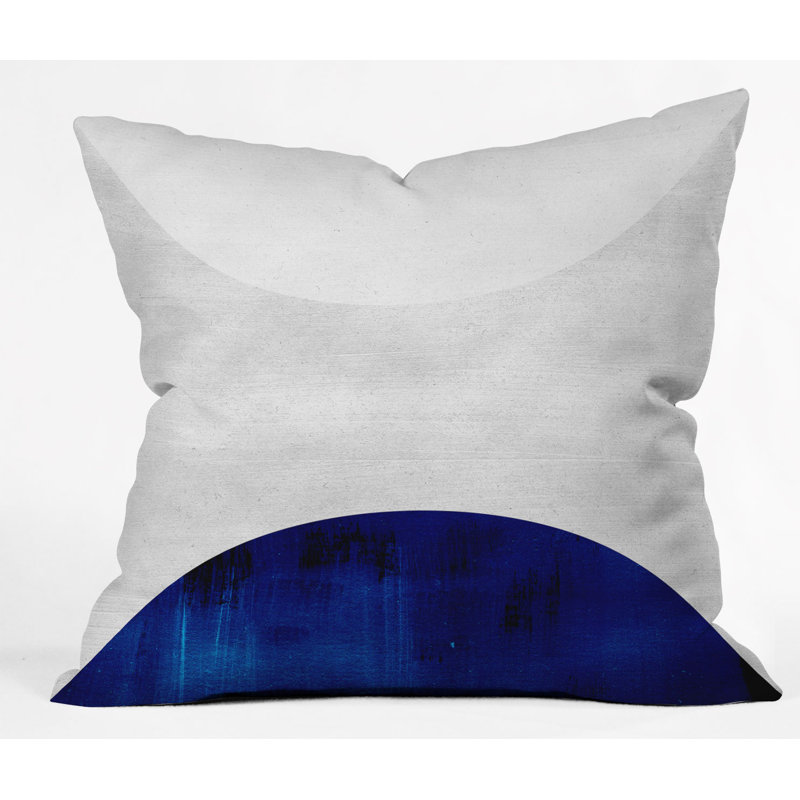 Indoor/Outdoor Abstract Throw Pillow, 18" x 18"