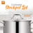 NutriChef 9.45'' Stainless Steel (18/10) Lid