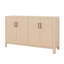 Buffet avec rangement, armoires de rangement de style campagnard avec 4 portes pour le salon-121085222