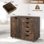 78cm Wide 5 -Drawer Mobile File Cabinet-857805579