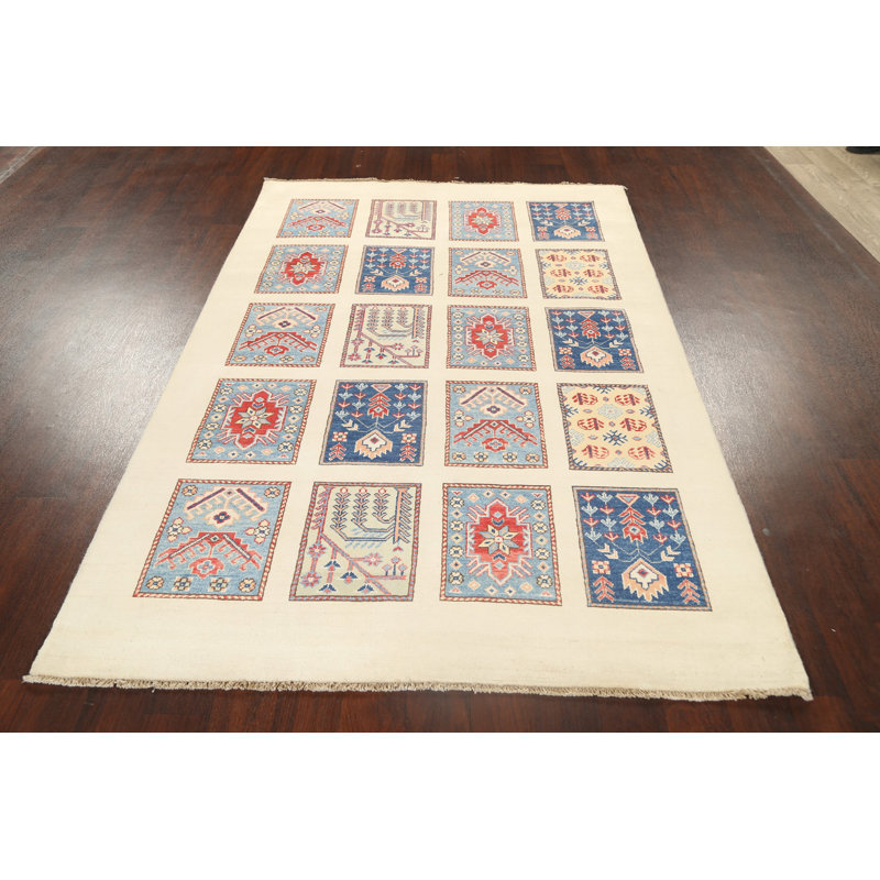 One-of-a-Kind 5'1" X 7'10" New Age Wool Area Rug in Beige