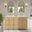 Pendry 60" Freestanding Double Bathroom Vanity with Quartz Top-80585026