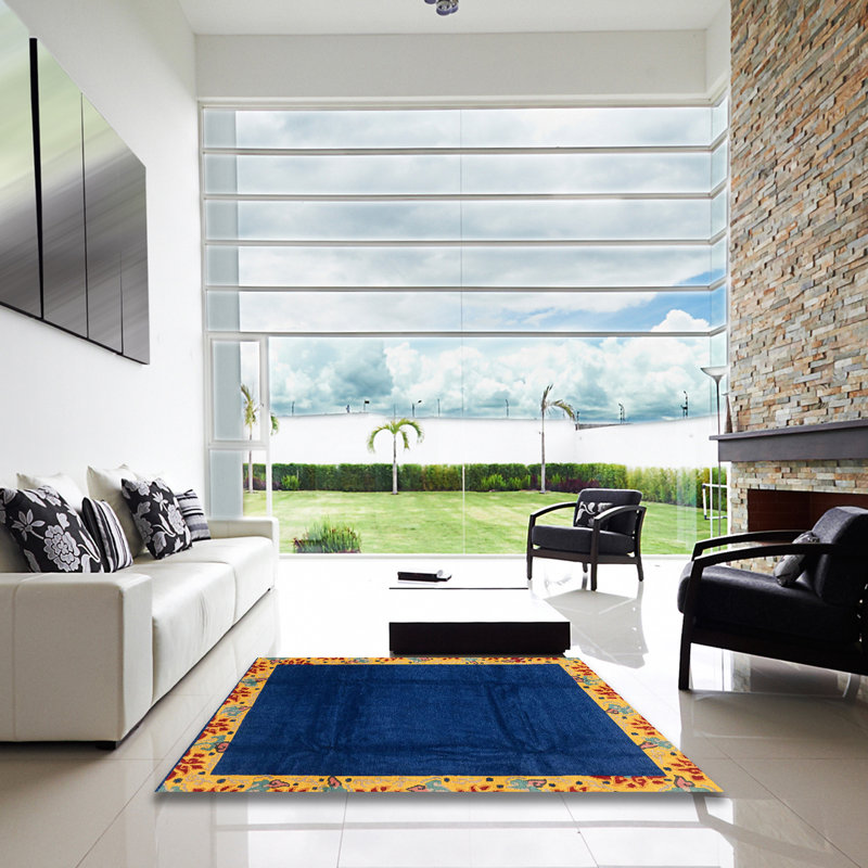 Abstract Indoor Rug, Square 3'