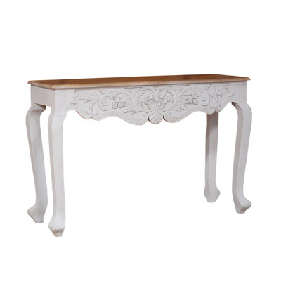 Zalia 120cm Solid Wood Console Table