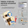 Gold Shower Faucet Set 3 Ways System Led 12 in Rainfall Head Combo Mixer Valve