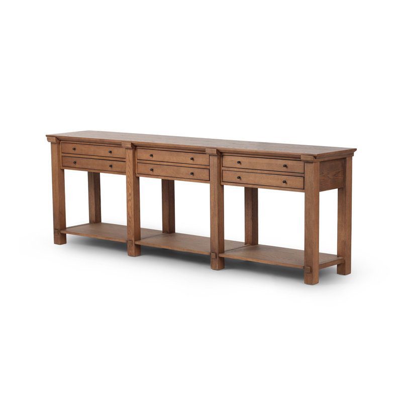 Gardendale 94'' W Solid Wood Console Table