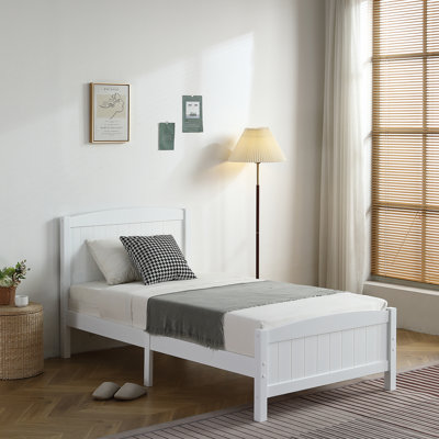 Lit en bois massif Heffron
