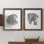 Équestre Blueprint II - ensemble de 2 reproductions d'art sur toile-1780990295-1780990290