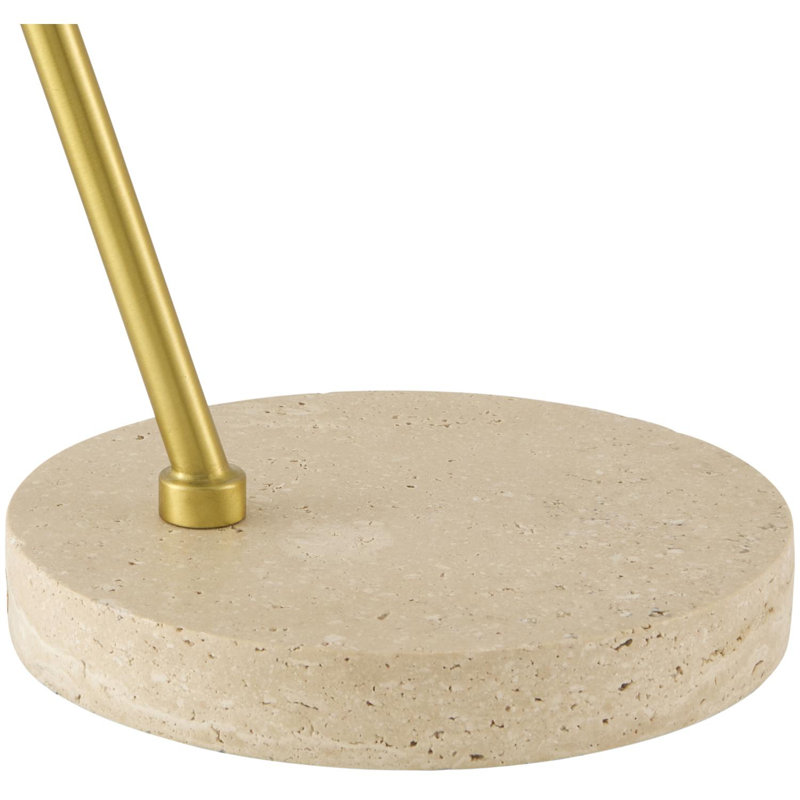 Barrile Farmington Table Lamp, Brown, Beige