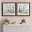 «Blue Opulence I», ensemble de 2 peintures sur toile encadrées-1373516594-1373516606