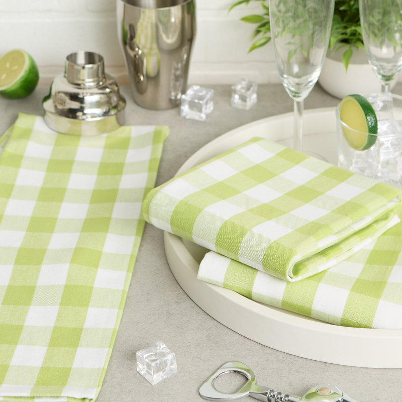 Buffalo Buffer - ensemble de 3, Vert/blanc