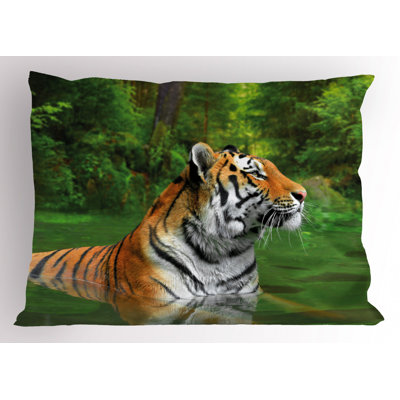Taie décorative tigre