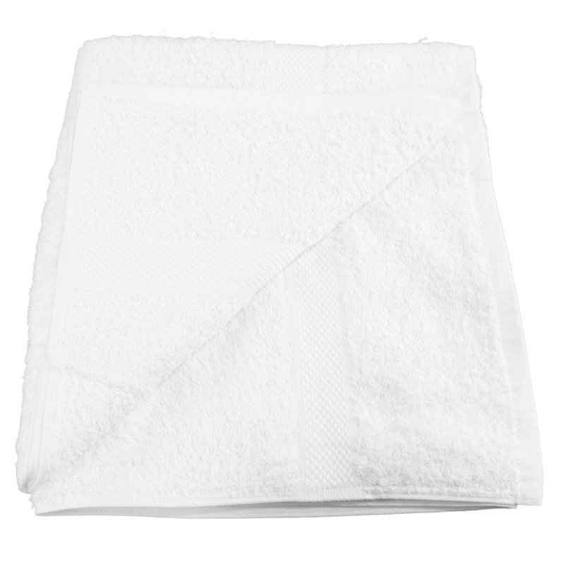 100% Cotton Bath Towel, White