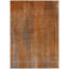 Tapis intérieur lavable à rayures antidérapant 8 pi x 10 pi orange