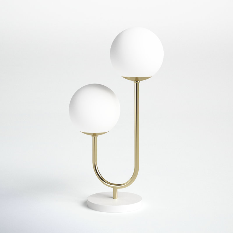 Avinash Metal 2-Light Globe Table Lamp