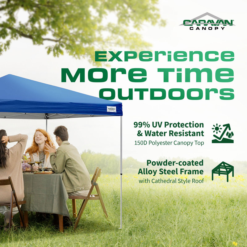 Ensemble de parois latérales droites Caravan Canopy V Series 2 avec auvent instantané 10 x 10