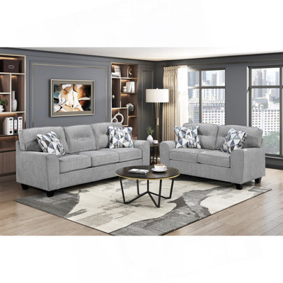 Coussin décoratif contemporain en chenille 2 pièces