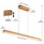 Luminaire suspendu pour îlot de cuisine 1 lumière DEL Rolde-1745537831-1757865504
