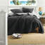 Ensembles de literie à rayures durables, tissu en polyester pour chambre à coucher de style bord de mer