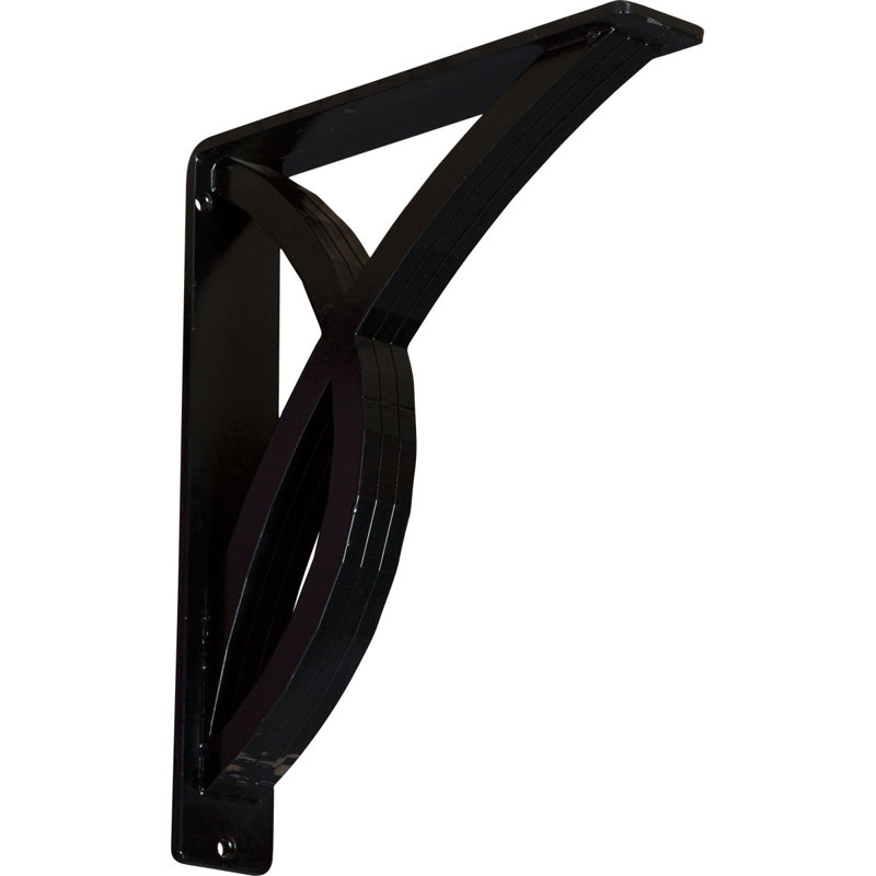 Support en fer forgé Miller, 2 po x 12 po