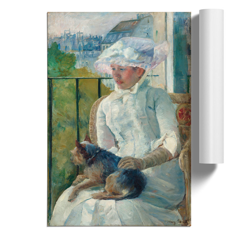 Young Girl at a Window by Mary Cassatt - Frameless Print, 59cm H x 42cm W x 0.1cm D