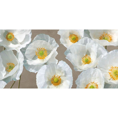 Poppy Arrangement by Leonardo Sanna - Wrapped Canvas Print