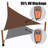 Royal Shade 12' x 12' x 17' Triangle Shade Sail-55597090