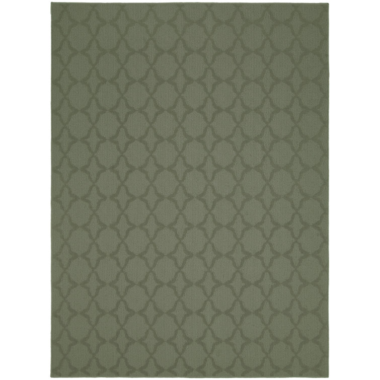Togut Geometric Tufted Sage Area Rug