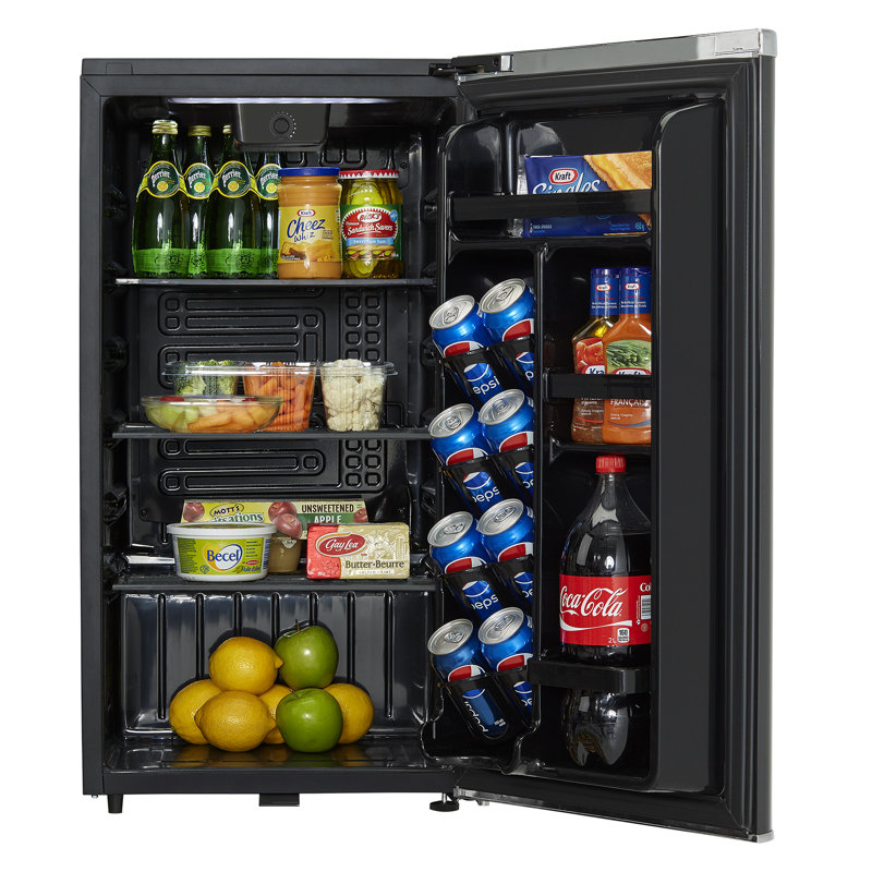 Danby 3.3 Cubic Feet Freestanding Mini Fridge, Black