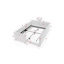Lit plateforme double à oreilles et oreilles de lapin l 75,5 po x P 83 po x H 25 po Luna Collection