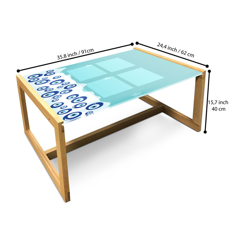 Jabary Sled Coffee Table, 90cm H x 62cm W x 40cm D