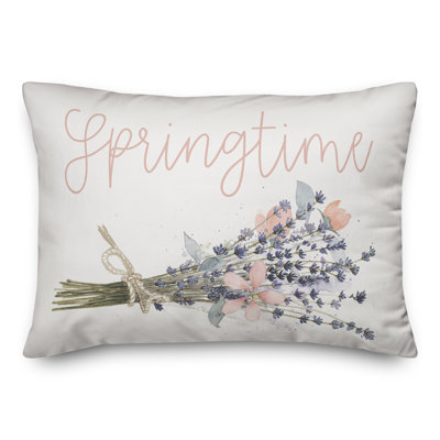  Housse et insert de coussin rectangulaire Springtime
